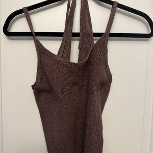 Pistola Chocolate Knit Tank Top